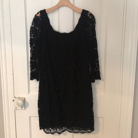 Black Lace Dress - Picture 1 of 4